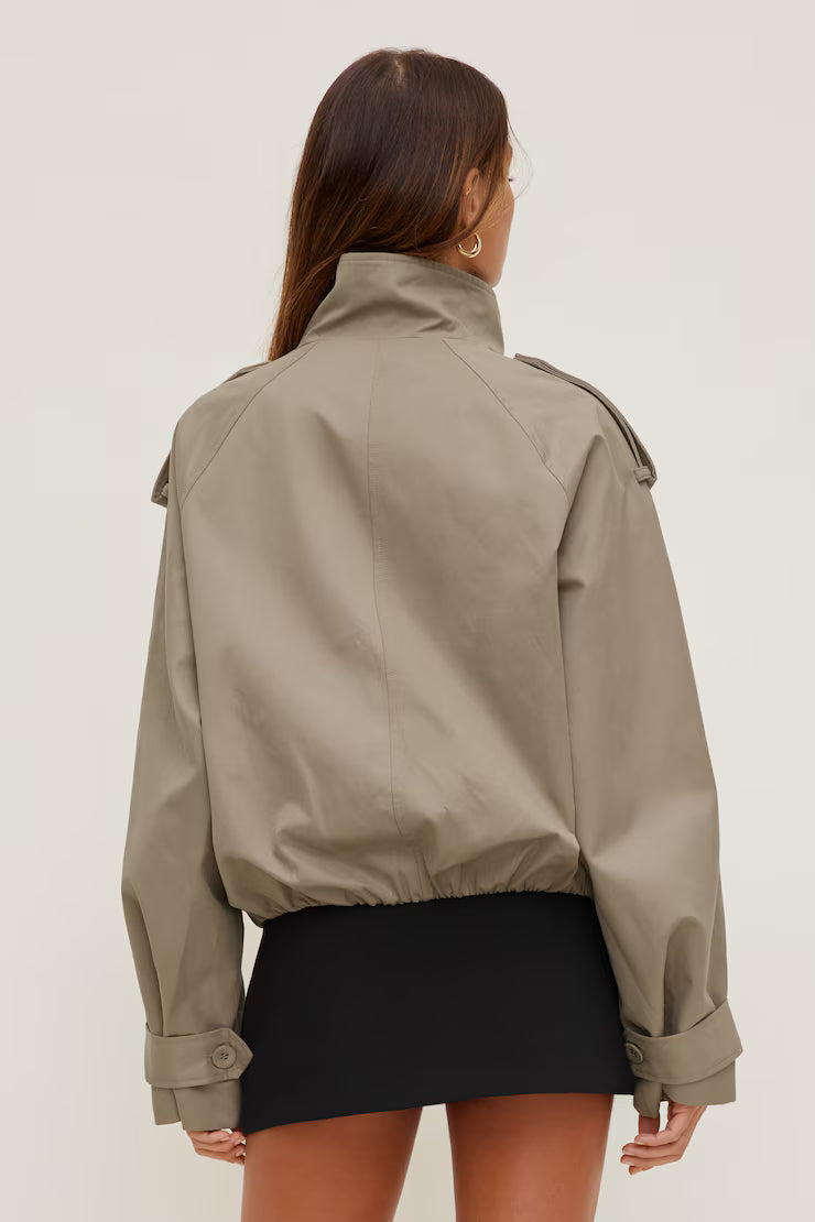 Aviana | Trench Bomber Jacket