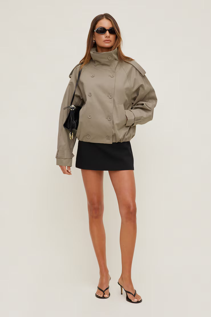 Aviana | Trench Bomber Jacket