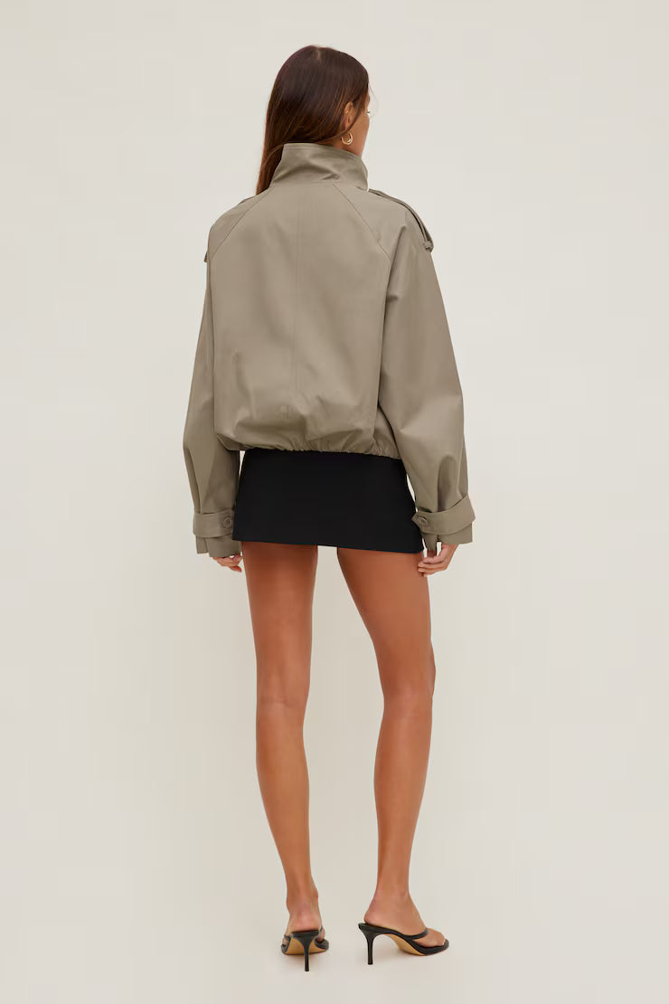 Aviana | Trench Bomber Jacket