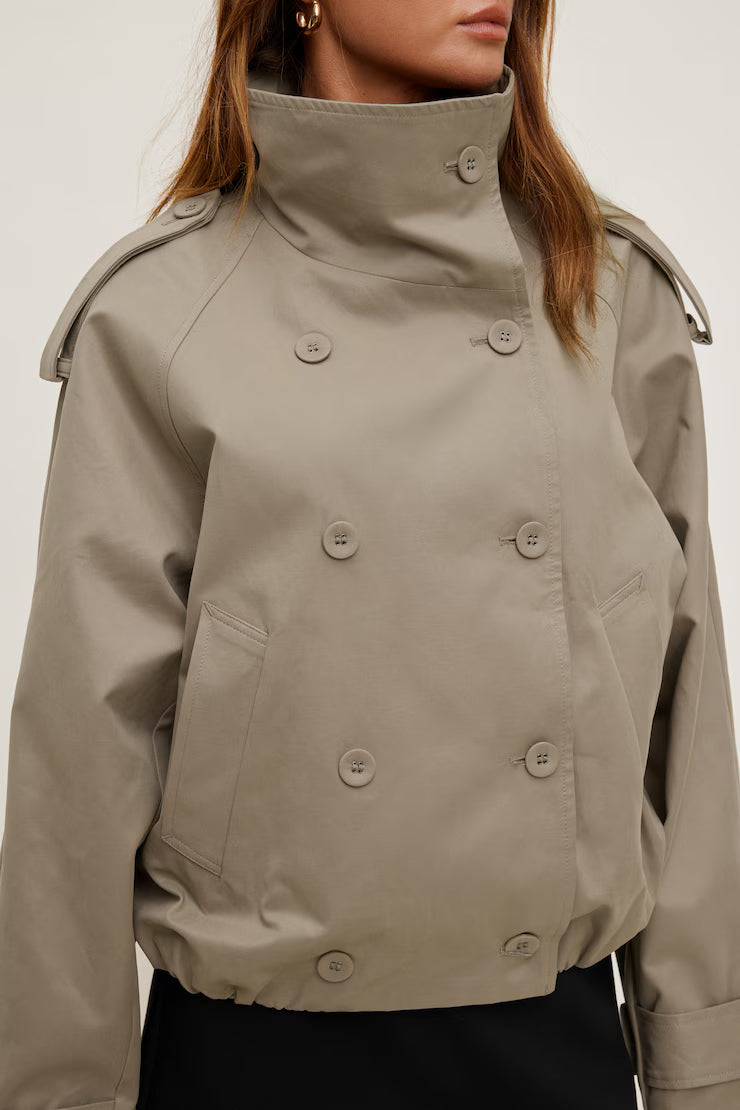 Aviana | Trench Bomber Jacket