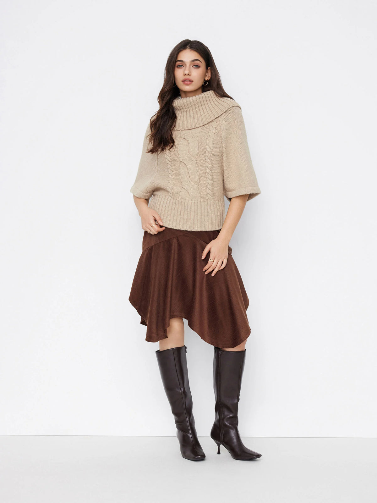 Nellie | Cable Knit Sweater