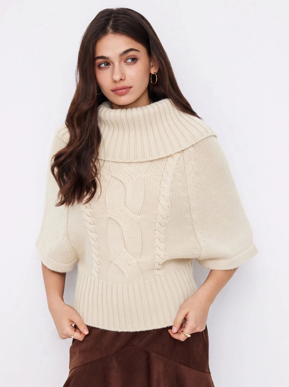 Nellie | Cable Knit Sweater