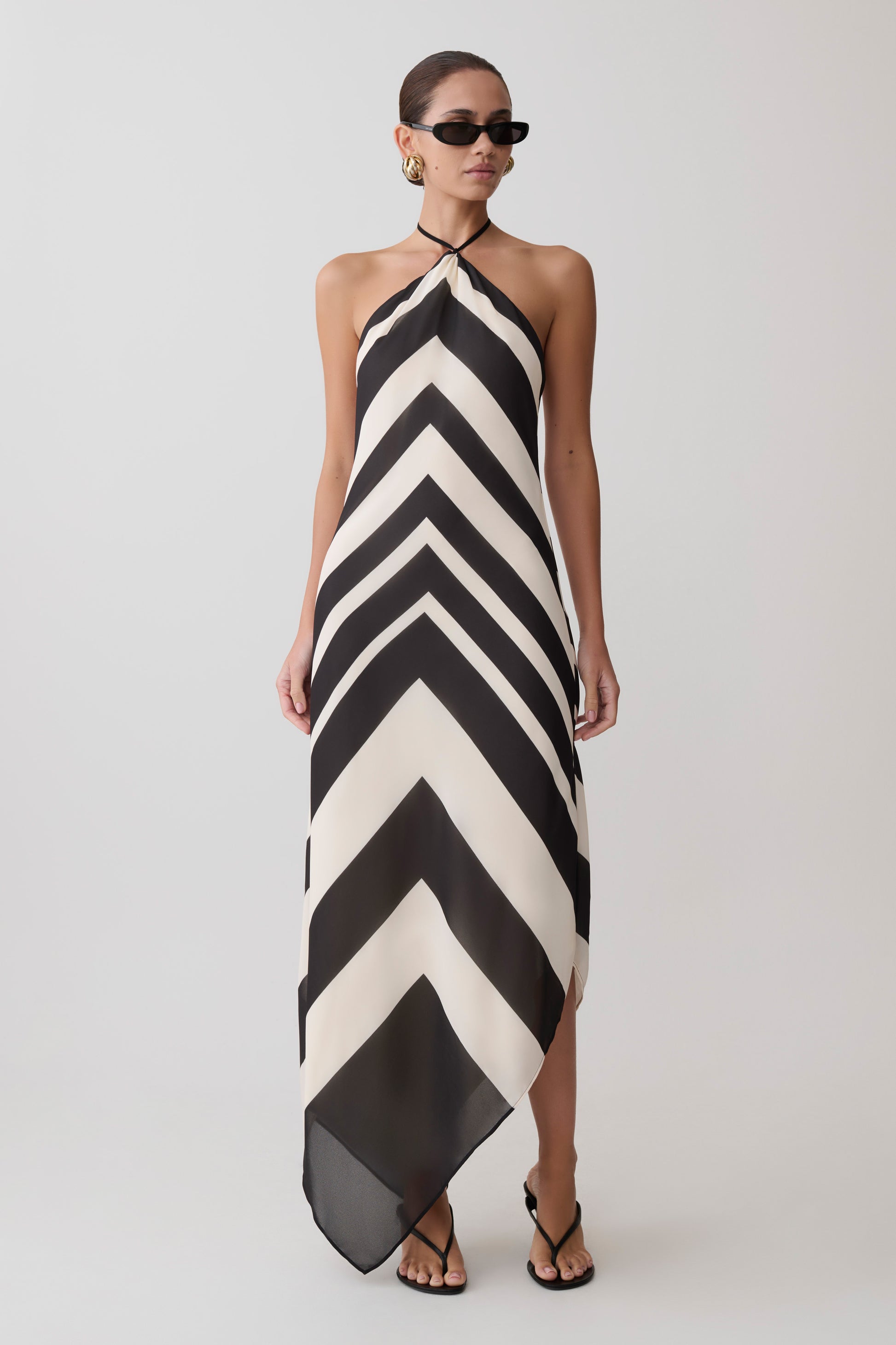 Alessia | Halter Midi Dress