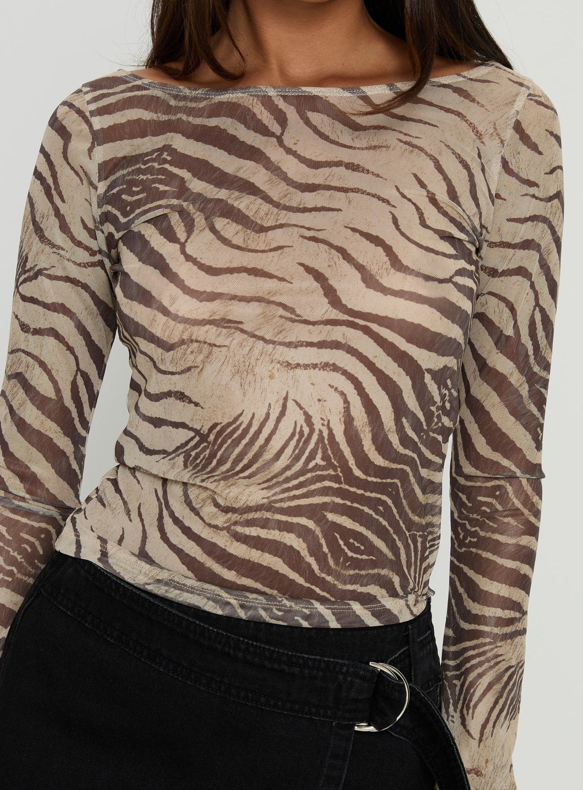 Talia | Animal Print Top