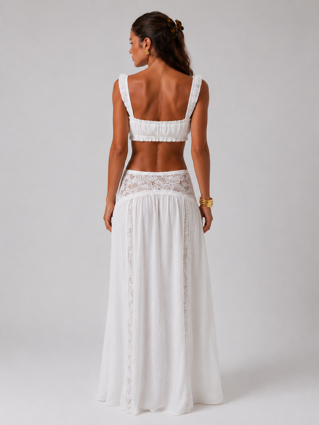 Elowen | Lace Maxi Set