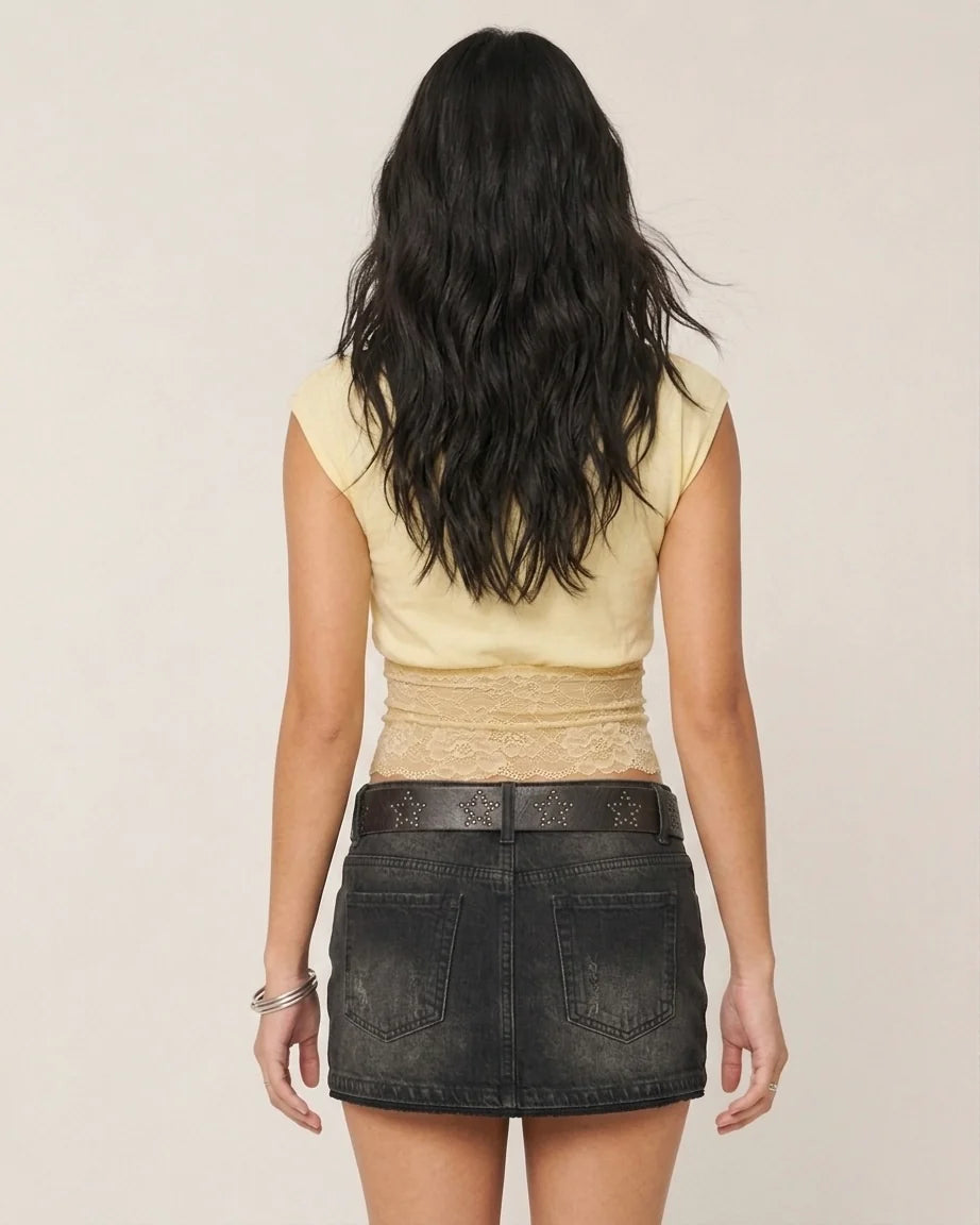 Elina | Lace-Trim Top