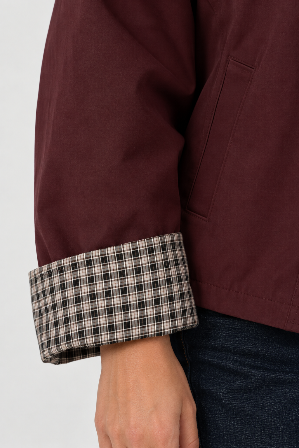 Maëlle | Plaid-Detail Jacket