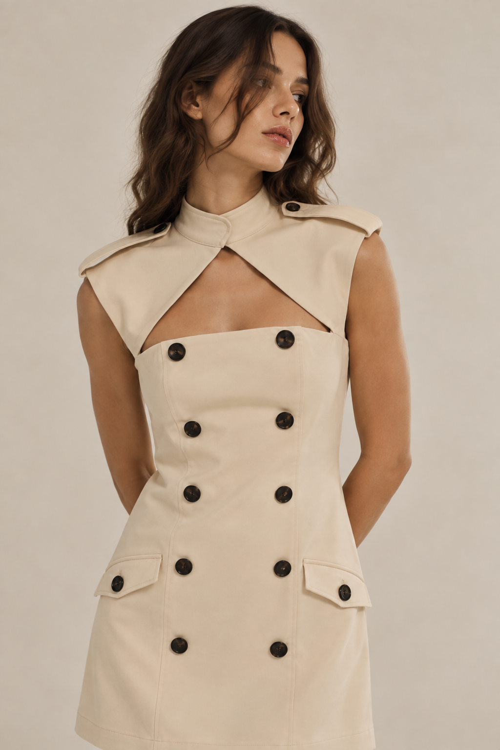 Serena | Trench Mini Dress