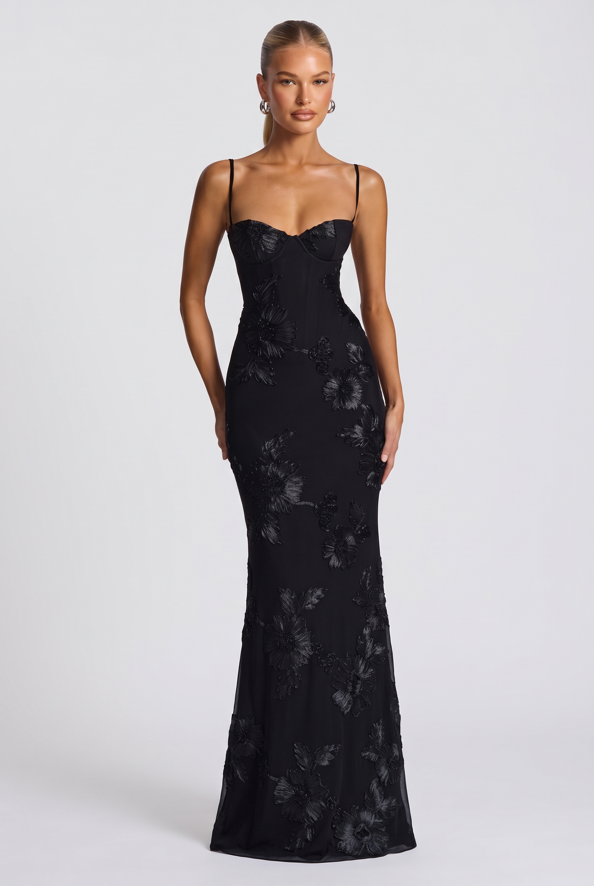 Aurethi Maxi Dress in Black