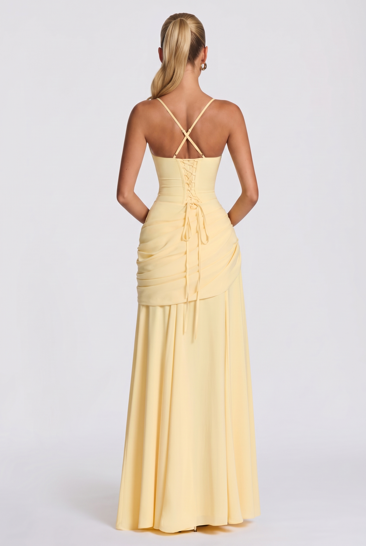 Zélie Maxi Dress in Lemon