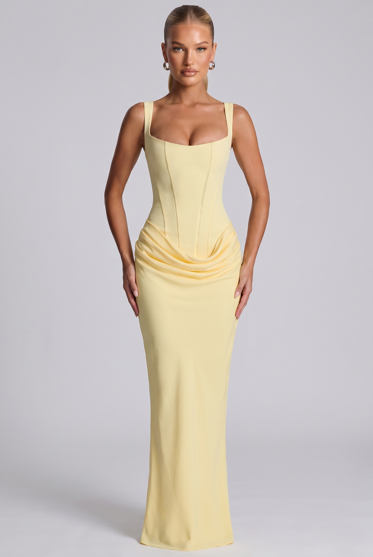 Meliora Maxi Dress in Lemon