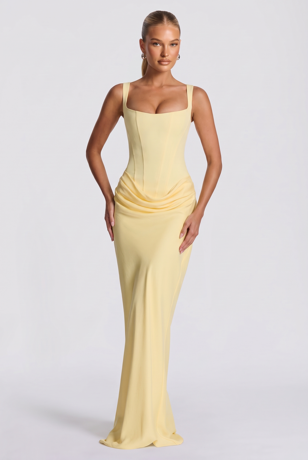Meliora Maxi Dress in Lemon