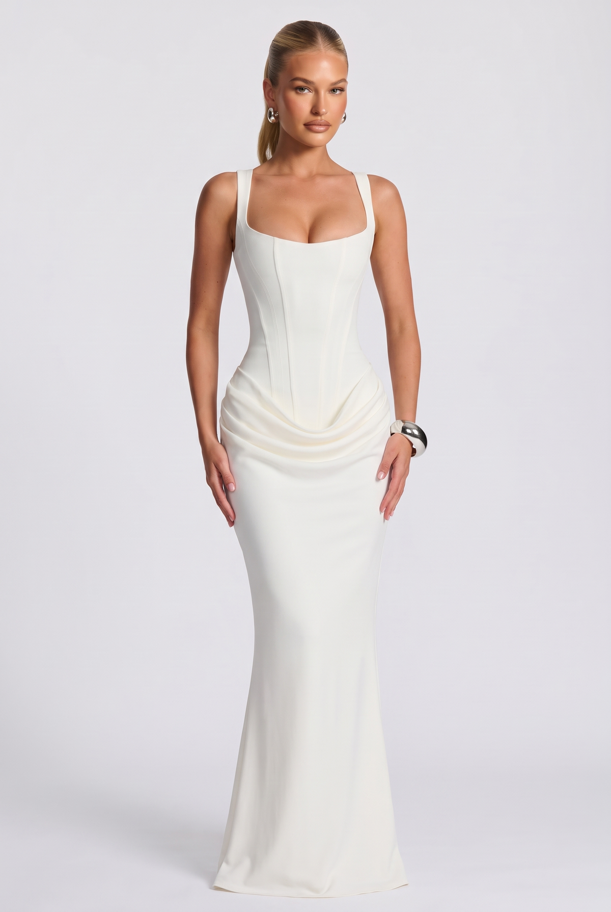 Meliora Maxi Dress in Ivory