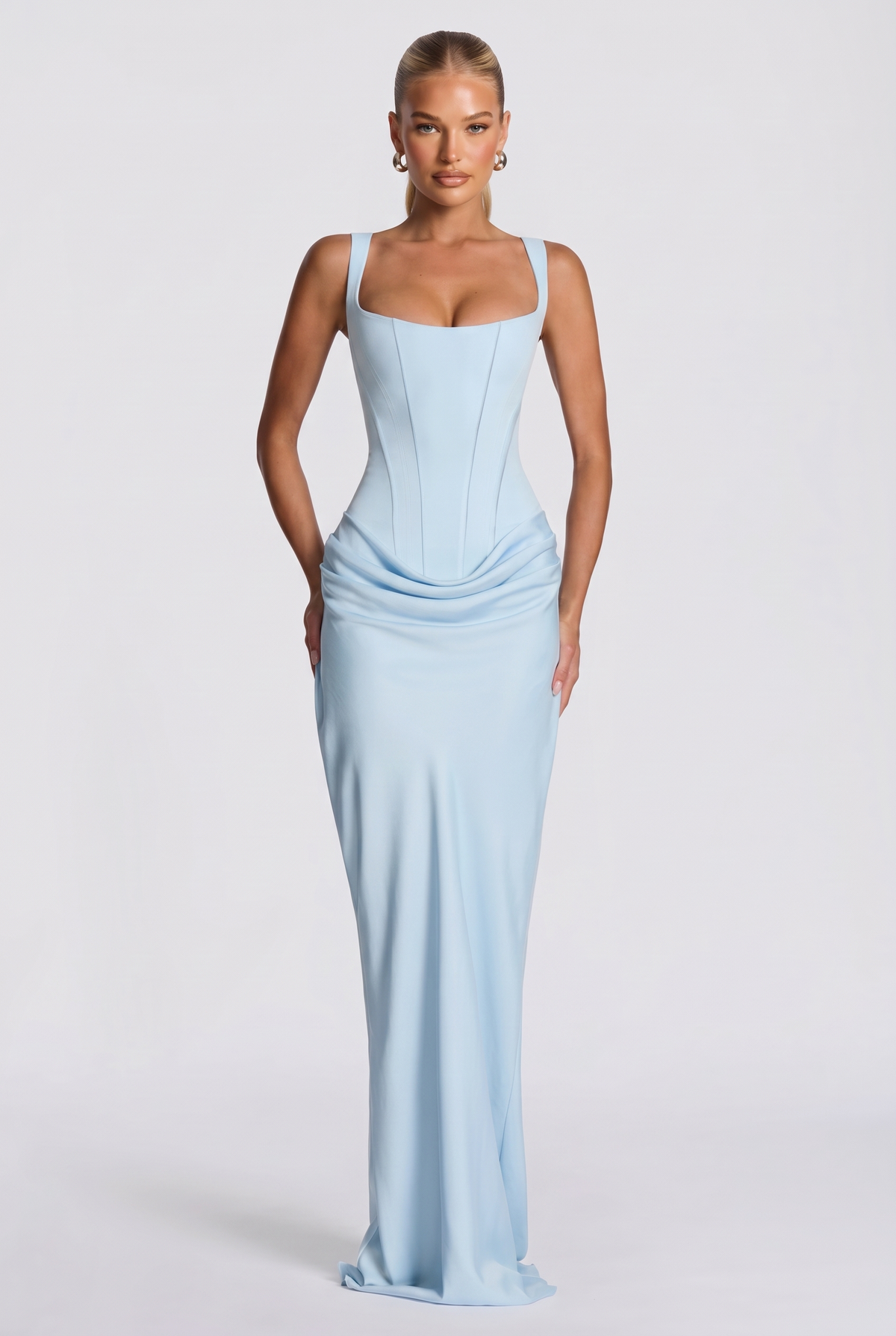 Meliora Maxi Dress in Baby Blue