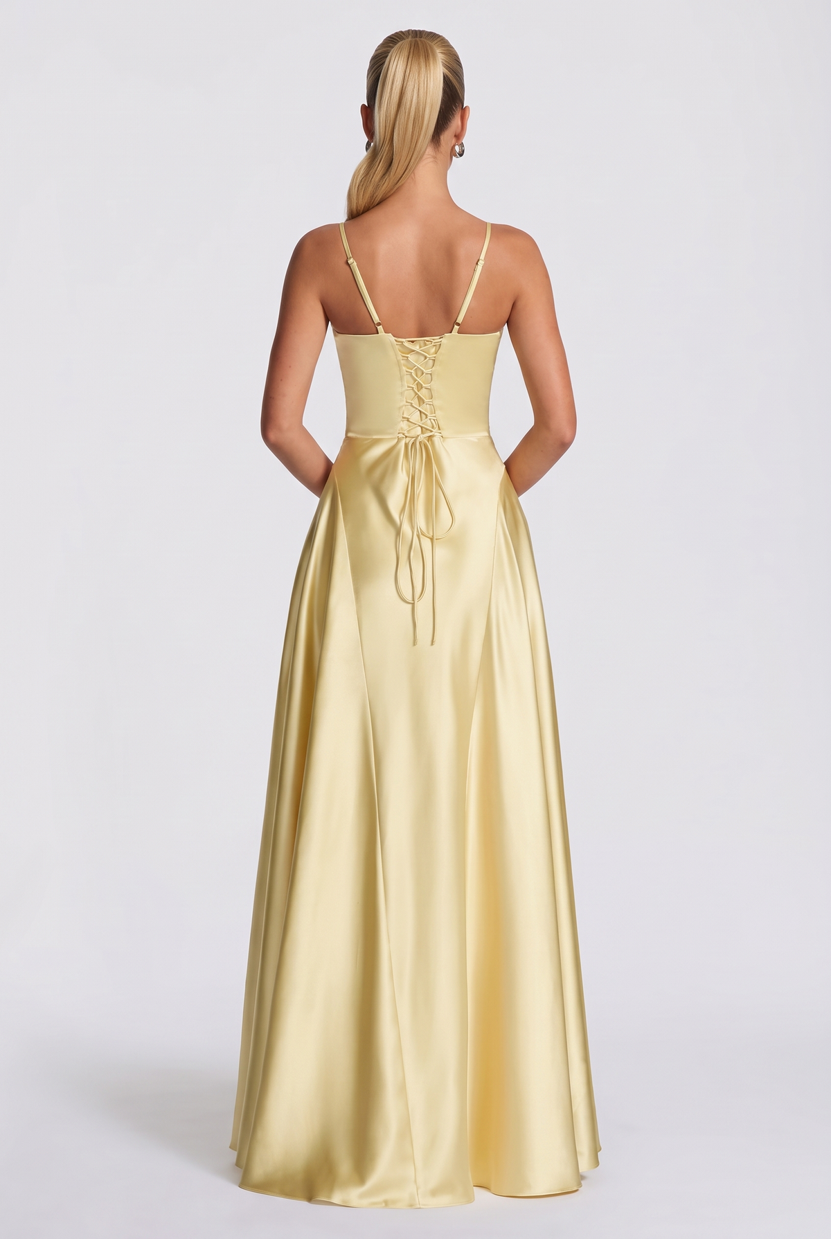 Viona Maxi Dress in Lemon