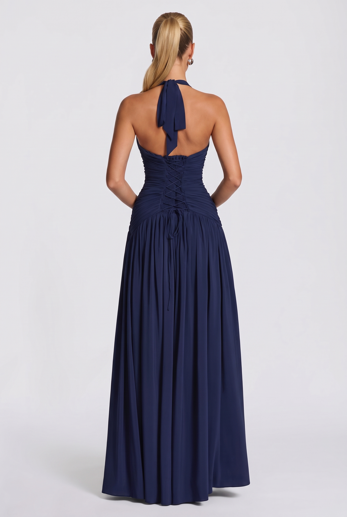Nerisa Maxi Dress in Navy