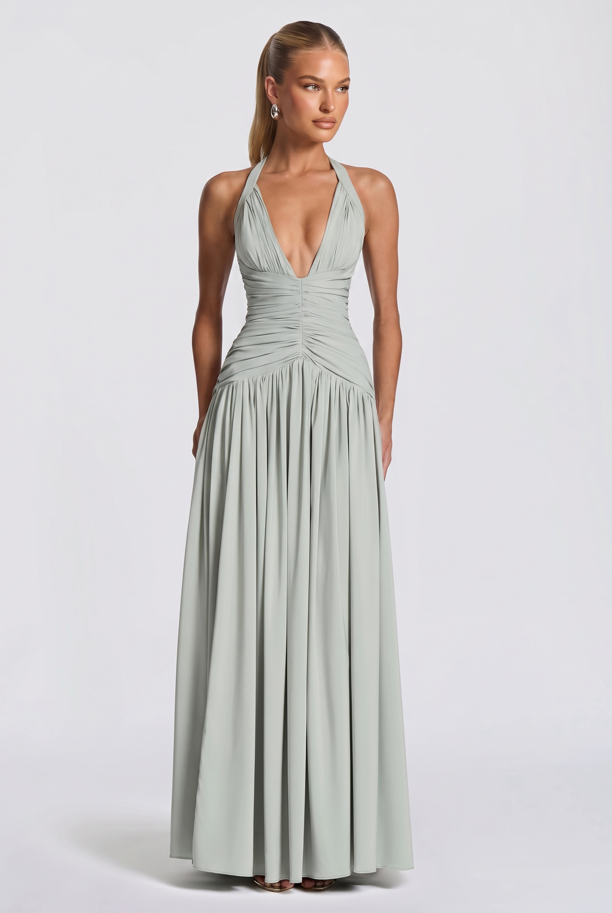 Nerisa Maxi Dress in Sage