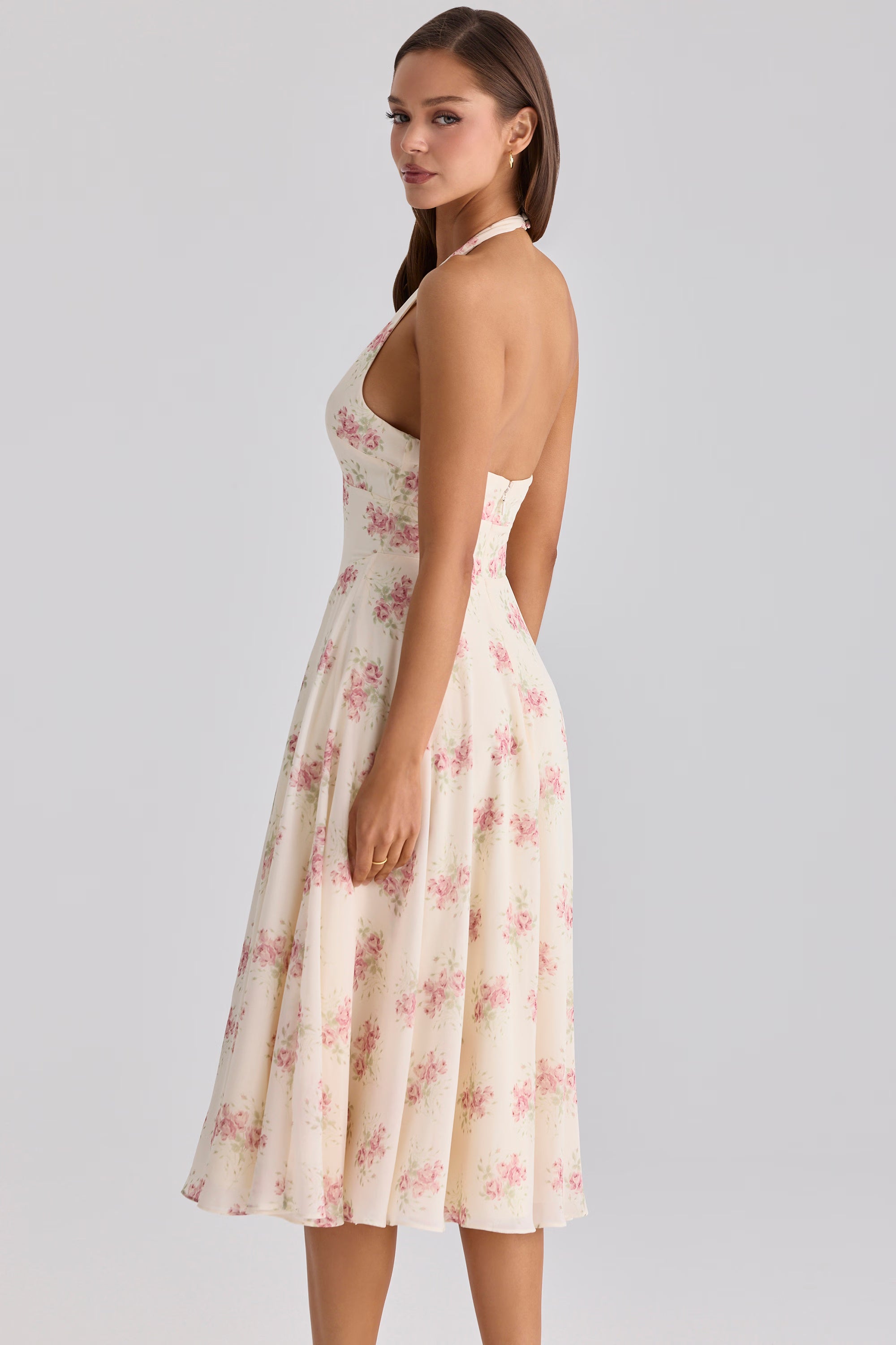 Camélia | Georgette Midi Dress