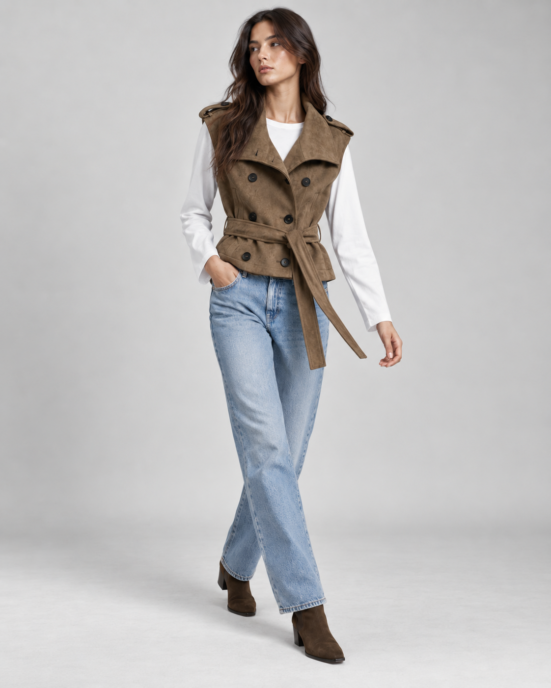 Inessa | Belted Gilet