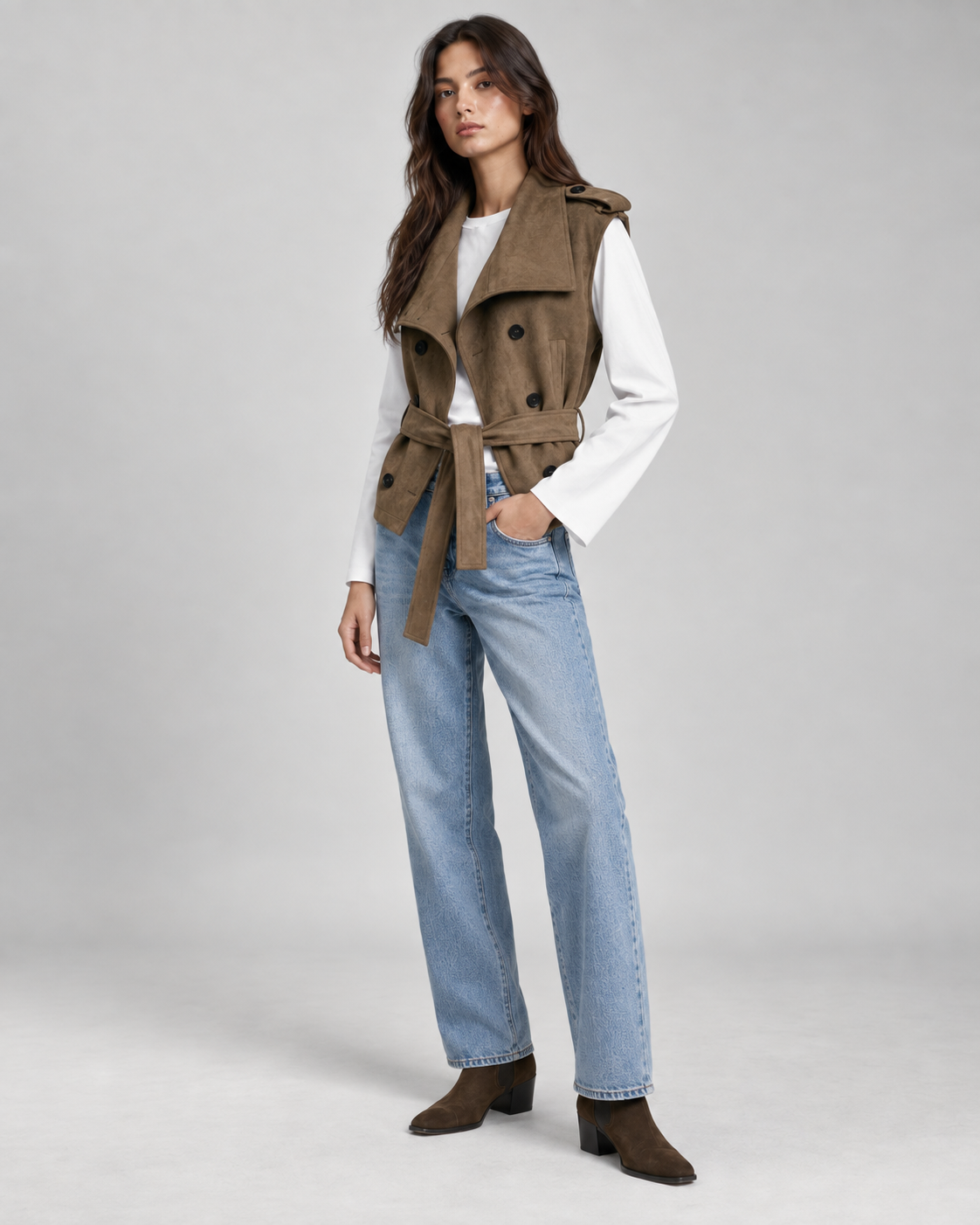 Inessa | Belted Gilet